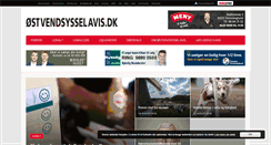 Desktop Screenshot of oestvendsysselavis.dk