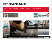 Tablet Screenshot of oestvendsysselavis.dk